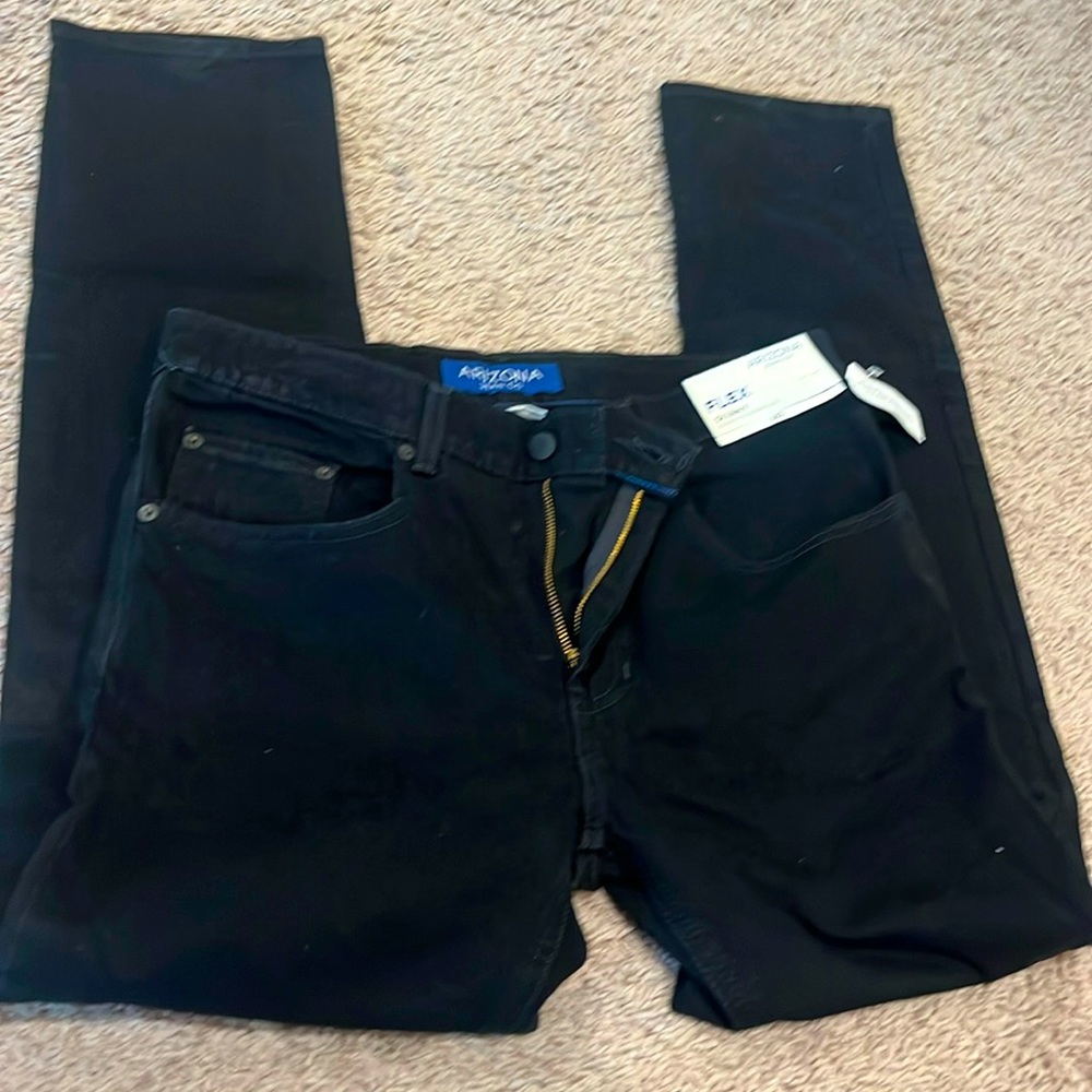 NWT Arizona Black skinny jeans
